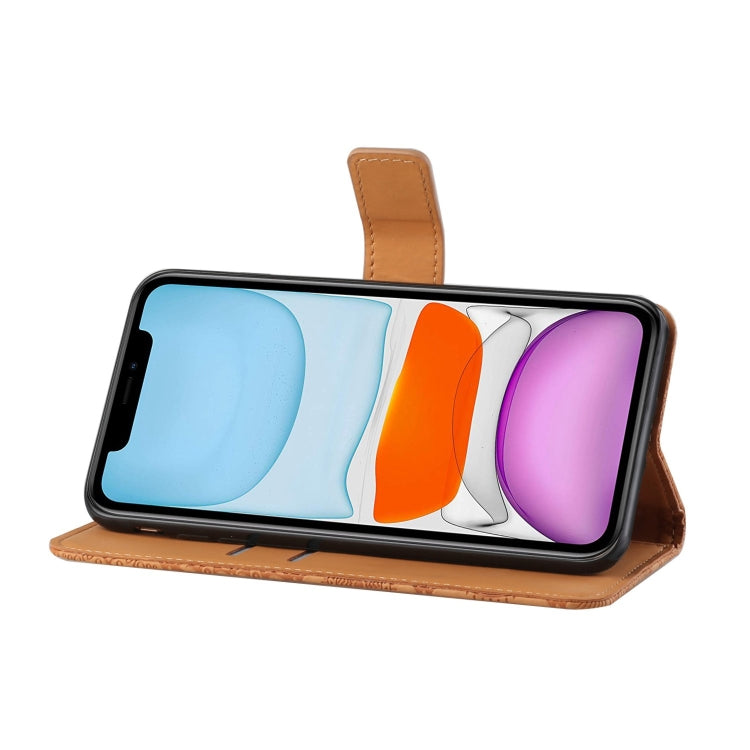 Ethnic Style Embossed Pattern Horizontal Flip Leather Case with Holder & Card Slots & Wallet & Lanyard, For iPhone 12, For iPhone 12 Mini, For iPhone 12 Pro Max, For iPhone SE 2022 / SE 2020 / 8 / 7, For iPhone XR, For iPhone XS Max