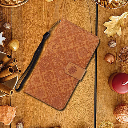 Ethnic Style Embossed Pattern Horizontal Flip Leather Case with Holder & Card Slots & Wallet & Lanyard, For iPhone 12, For iPhone 12 Mini, For iPhone 12 Pro Max, For iPhone SE 2022 / SE 2020 / 8 / 7, For iPhone XR, For iPhone XS Max