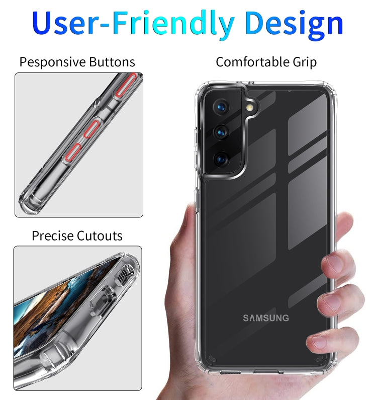 Shockproof Thickening Acrylic Protective Case, For Samsung Galaxy S21 5G, For Samsung Galaxy S21+ 5G, For Samsung Galaxy S21 Ultra 5G, For Samsung Galaxy S20 FE, For Samsung Galaxy A71, For Samsung Galaxy A71 5G, For Samsung Galaxy A51                 ...