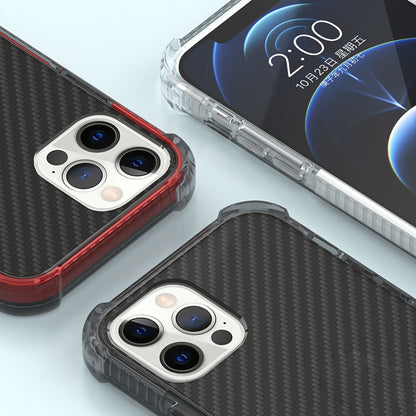 Carbon Fiber Acrylic Protective Case, For iPhone 12 mini, For iPhone 12 / 12 Pro, For iPhone 12 Pro Max