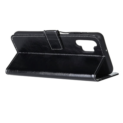 Retro Crazy Horse Texture Horizontal Flip Leather Case with Holder & Card Slots & Photo Frame & Wallet, For Motorola Moto E7, For Samsung Galaxy A32 5G