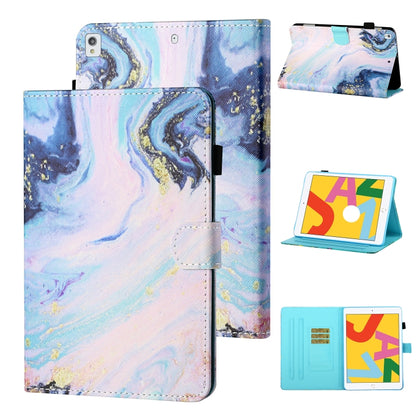 Coloured Drawing Stitching Horizontal Flip Leather Case with Holder & Card Slot & Sleep / Wake-up Function, For iPad Pro 11 (2020) / (2018), For iPad 10.2 2021 / 2020 / 2019 / Air (2019), For iPad Air / Air 2 / 9.7 (2017) & (2018)                      ...