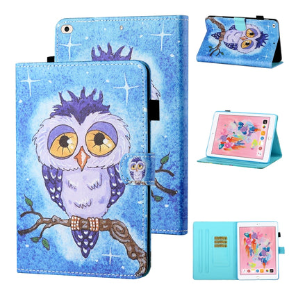 Coloured Drawing Stitching Horizontal Flip Leather Case with Holder & Card Slot & Sleep / Wake-up Function, For iPad Pro 11 (2020) / (2018), For iPad 10.2 2021 / 2020 / 2019 / Air (2019), For iPad Air / Air 2 / 9.7 (2017) & (2018)                      ...