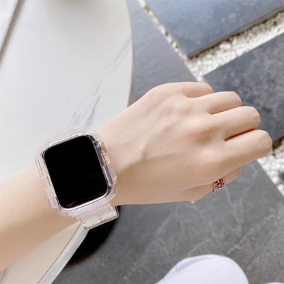 Candy Color Transparent TPU Watchband For Apple Watch Series 6 & SE & 5 & 4 40mm, For Apple Watch Series 7  41mm / & 6 & SE & 5 & 4 40mm