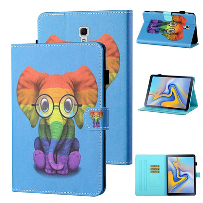 Coloured Drawing Stitching Horizontal Flip Leather Case with Holder & Card Slot & Sleep / Wake-up Function, For Samsung Galaxy Tab A7 10.4 (2020) T500/T505, For Samsung Galaxy Tab S6 Lite P610/P615, For Samsung Galaxy Tab A 8.0 (2019) T290/T295        ...