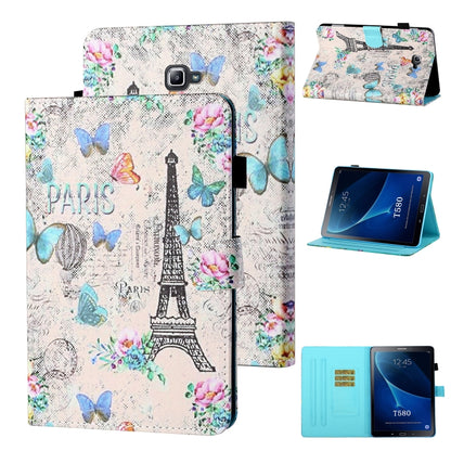 Coloured Drawing Stitching Horizontal Flip Leather Case with Holder & Card Slot & Sleep / Wake-up Function, For Samsung Galaxy Tab A7 10.4 (2020) T500/T505, For Samsung Galaxy Tab S6 Lite P610/P615, For Samsung Galaxy Tab A 8.0 (2019) T290/T295        ...
