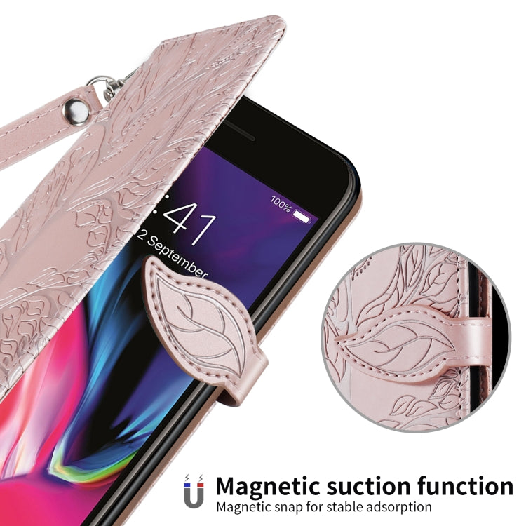 Life of Tree Embossing Pattern Horizontal Flip Leather Case with Holder & Card Slot & Wallet & Photo Frame & Lanyard, For iPhone 6 & 6s, For iPhone 6 Plus & 6s Plus, For iPhone 8 & 7, For iPhone 8 Plus & 7 Plus, For iPhone 11 Pro, For iPhone 11        ...