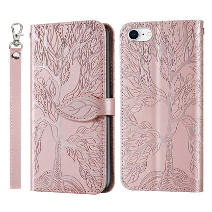 Life of Tree Embossing Pattern Horizontal Flip Leather Case with Holder & Card Slot & Wallet & Photo Frame & Lanyard, For iPhone 6 & 6s, For iPhone 6 Plus & 6s Plus, For iPhone 8 & 7, For iPhone 8 Plus & 7 Plus, For iPhone 11 Pro, For iPhone 11        ...