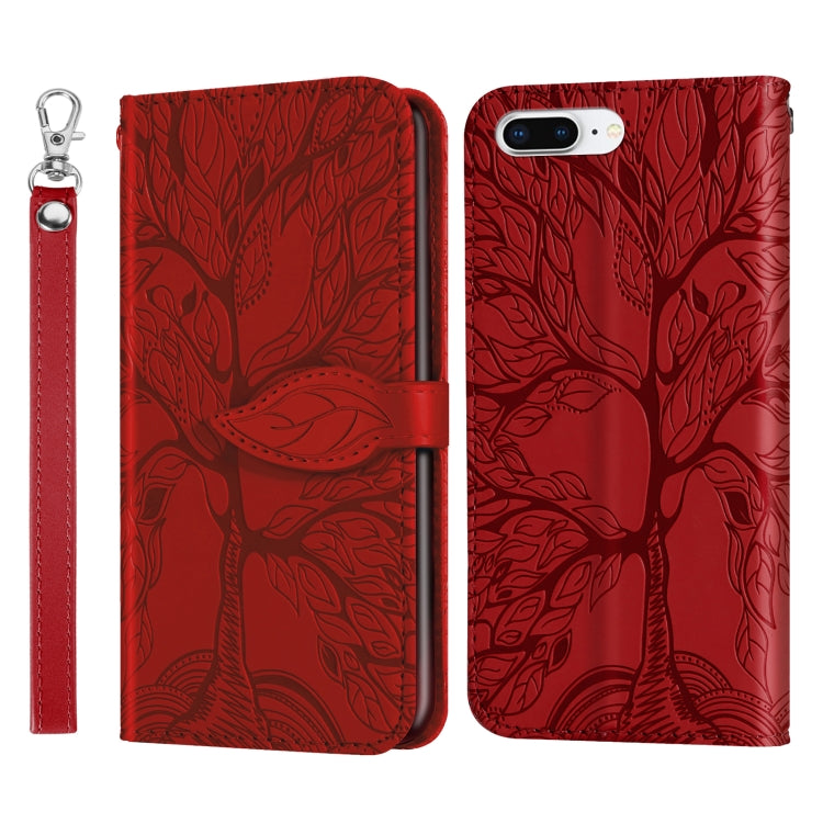 Life of Tree Embossing Pattern Horizontal Flip Leather Case with Holder & Card Slot & Wallet & Photo Frame & Lanyard, For iPhone 6 & 6s, For iPhone 6 Plus & 6s Plus, For iPhone 8 & 7, For iPhone 8 Plus & 7 Plus, For iPhone 11 Pro, For iPhone 11        ...