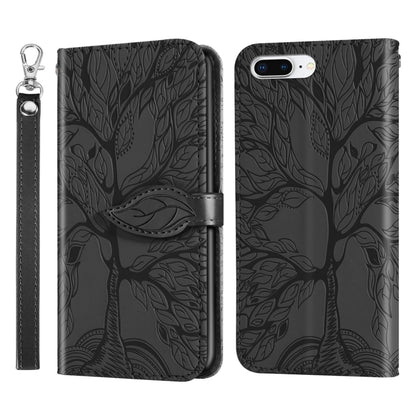Life of Tree Embossing Pattern Horizontal Flip Leather Case with Holder & Card Slot & Wallet & Photo Frame & Lanyard, For iPhone 6 & 6s, For iPhone 6 Plus & 6s Plus, For iPhone 8 & 7, For iPhone 8 Plus & 7 Plus, For iPhone 11 Pro, For iPhone 11        ...