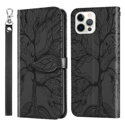 Life of Tree Embossing Pattern Horizontal Flip Leather Case with Holder & Card Slot & Wallet & Photo Frame & Lanyard, For iPhone 6 & 6s, For iPhone 6 Plus & 6s Plus, For iPhone 8 & 7, For iPhone 8 Plus & 7 Plus, For iPhone 11 Pro, For iPhone 11        ...
