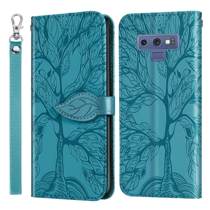 Life of Tree Embossing Pattern Horizontal Flip Leather Case with Holder & Card Slot & Wallet & Photo Frame & Lanyard, For Samsung Galaxy Note8, For Samsung Galaxy Note9, For Samsung Galaxy Note10, For Samsung Galaxy Note10+, For Samsung Galaxy Note20  ...