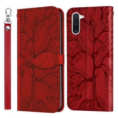 Life of Tree Embossing Pattern Horizontal Flip Leather Case with Holder & Card Slot & Wallet & Photo Frame & Lanyard, For Samsung Galaxy Note8, For Samsung Galaxy Note9, For Samsung Galaxy Note10, For Samsung Galaxy Note10+, For Samsung Galaxy Note20  ...