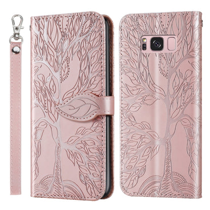 Life of Tree Embossing Pattern Horizontal Flip Leather Case with Holder & Card Slot & Wallet & Photo Frame & Lanyard, For Samsung Galaxy Note8, For Samsung Galaxy Note9, For Samsung Galaxy Note10, For Samsung Galaxy Note10+, For Samsung Galaxy Note20  ...