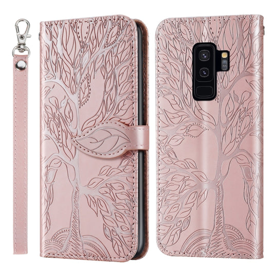 Life of Tree Embossing Pattern Horizontal Flip Leather Case with Holder & Card Slot & Wallet & Photo Frame & Lanyard, For Samsung Galaxy S9+, For Samsung Galaxy S10, For Samsung Galaxy S10+, For Samsung Galaxy S10e, For Samsung Galaxy S20              ...