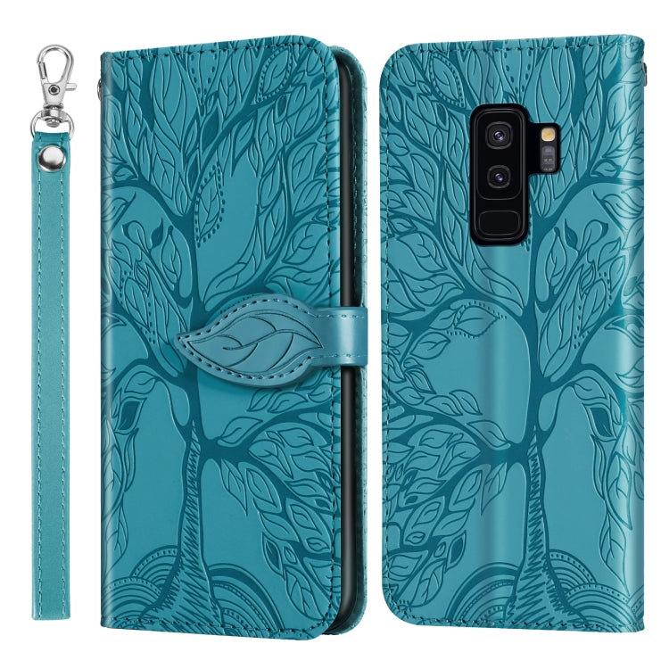 Life of Tree Embossing Pattern Horizontal Flip Leather Case with Holder & Card Slot & Wallet & Photo Frame & Lanyard, For Samsung Galaxy S9+, For Samsung Galaxy S10, For Samsung Galaxy S10+, For Samsung Galaxy S10e, For Samsung Galaxy S20              ...