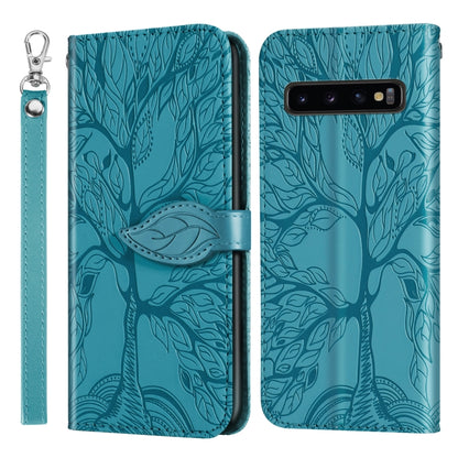 Life of Tree Embossing Pattern Horizontal Flip Leather Case with Holder & Card Slot & Wallet & Photo Frame & Lanyard, For Samsung Galaxy S9+, For Samsung Galaxy S10, For Samsung Galaxy S10+, For Samsung Galaxy S10e, For Samsung Galaxy S20              ...
