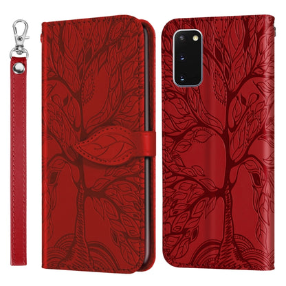 Life of Tree Embossing Pattern Horizontal Flip Leather Case with Holder & Card Slot & Wallet & Photo Frame & Lanyard, For Samsung Galaxy S9+, For Samsung Galaxy S10, For Samsung Galaxy S10+, For Samsung Galaxy S10e, For Samsung Galaxy S20              ...