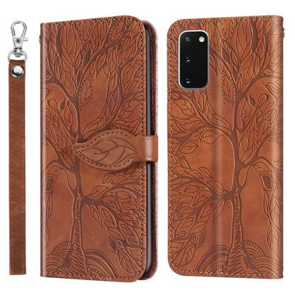 Life of Tree Embossing Pattern Horizontal Flip Leather Case with Holder & Card Slot & Wallet & Photo Frame & Lanyard, For Samsung Galaxy S9+, For Samsung Galaxy S10, For Samsung Galaxy S10+, For Samsung Galaxy S10e, For Samsung Galaxy S20              ...