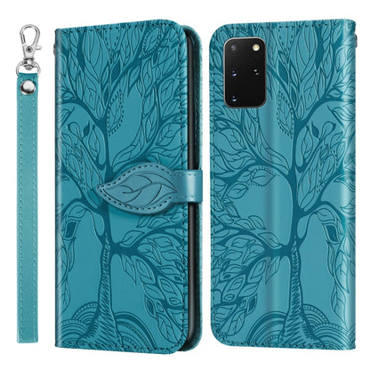 Life of Tree Embossing Pattern Horizontal Flip Leather Case with Holder & Card Slot & Wallet & Photo Frame & Lanyard, For Samsung Galaxy S9+, For Samsung Galaxy S10, For Samsung Galaxy S10+, For Samsung Galaxy S10e, For Samsung Galaxy S20              ...