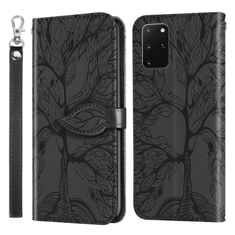 Life of Tree Embossing Pattern Horizontal Flip Leather Case with Holder & Card Slot & Wallet & Photo Frame & Lanyard, For Samsung Galaxy S9+, For Samsung Galaxy S10, For Samsung Galaxy S10+, For Samsung Galaxy S10e, For Samsung Galaxy S20              ...