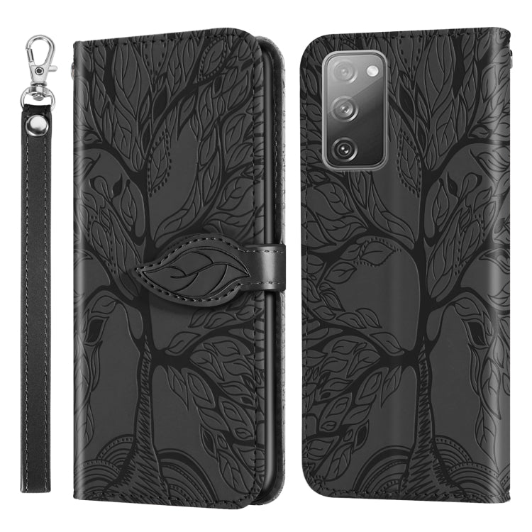 Life of Tree Embossing Pattern Horizontal Flip Leather Case with Holder & Card Slot & Wallet & Photo Frame & Lanyard, For Samsung Galaxy S9+, For Samsung Galaxy S10, For Samsung Galaxy S10+, For Samsung Galaxy S10e, For Samsung Galaxy S20              ...