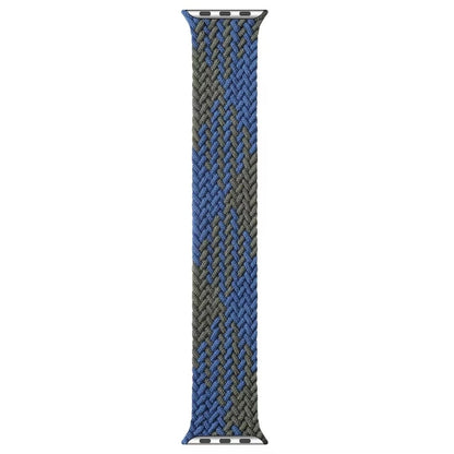 Mixed Color Nylon Braided Single Loop Replacement Watchbands For Apple Watch Series 6 & SE & 5 & 4 44mm / 3 & 2 & 1 42mm, S, M, L