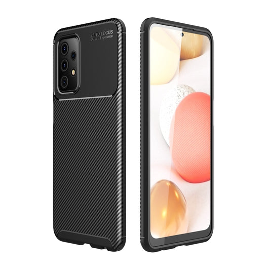 Carbon Fiber Texture Shockproof TPU Case, For Samsung Galaxy A52 5G, For Samsung Galaxy A72 5G