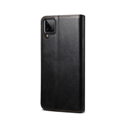 Simple Wax Crazy Horse Texture Horizontal Flip Leather Case with Card Slots & Wallet, For Samsung Galaxy A12 5G, For Samsung Galaxy A32 5G, For Samsung Galaxy A72 5G / 4G