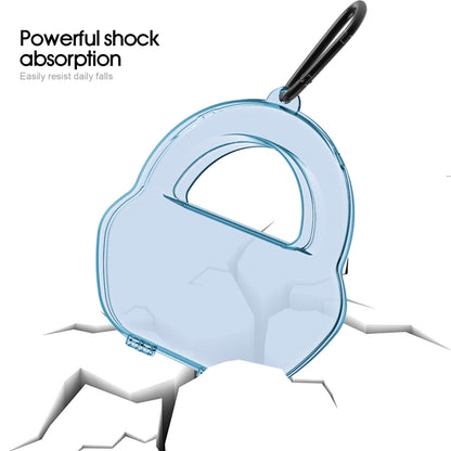 PP Jelly Color Headphone Protective Case for AirPods Max / Max 2, with Hook, PP Blue, PP Green, PP Red, PP Black, PP White