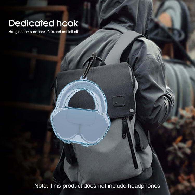 PP Jelly Color Headphone Protective Case for AirPods Max / Max 2, with Hook, PP Blue, PP Green, PP Red, PP Black, PP White