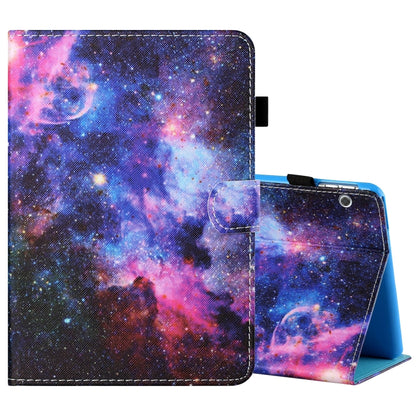 Sewing Thread Horizontal Painted Flat Leather Case with Pen Cover & Anti Skid Strip & Card Slot & Holder, For 7 inch Tablet PC Universal, For 8 inch Tablet PC Universal, For 10 inch Tablet PC Universal, For Huawei MediaPad T5 10 inch