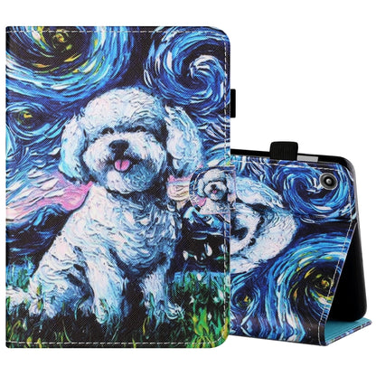 Sewing Thread Horizontal Painted Flat Leather Case with Pen Cover & Anti Skid Strip & Card Slot & Holder, For Amazon Kindle Fire 7 2019 / 2017 / 2015, For Samsung Galaxy Tab A 10.1 (2019) T510 / T515, For Samsung Galaxy Tab A 8.0 (2019) T290 / T295