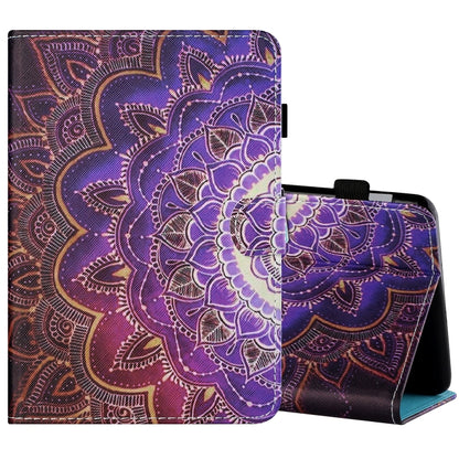 Sewing Thread Horizontal Painted Flat Leather Case with Pen Cover & Anti Skid Strip & Card Slot & Holder & Sleep / Wake-up Function, For Samsung Galaxy Tab S6 Lite SM-P610 / 615, For Amazon Kindle Fire HD8 2020, For Samsung Galaxy Tab A7 2020 T500 / T5...