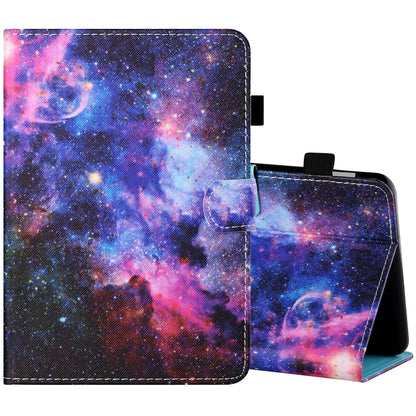 Sewing Thread Horizontal Painted Flat Leather Case with Pen Cover & Anti Skid Strip & Card Slot & Holder & Sleep / Wake-up Function, For Samsung Galaxy Tab S6 Lite SM-P610 / 615, For Amazon Kindle Fire HD8 2020, For Samsung Galaxy Tab A7 2020 T500 / T5...