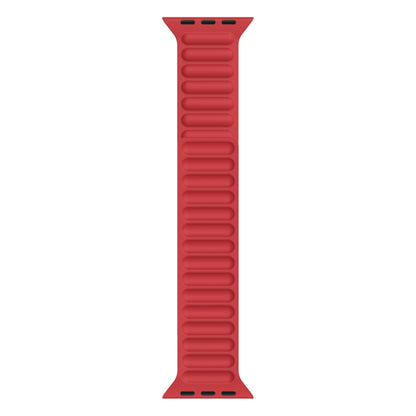 Silicone Magnetic Chain Watchband For Apple Watch Series 6 & SE & 5 & 4 44mm / 3 & 2 & 1 42mm, For Apple Watch Series 7 45mm / 6 & SE & 5 & 4 44mm / 3 & 2 & 1 42mm, For Apple Watch Ultra 49mm / Series 8&7 45mm / SE 2&6&SE&5&4 44mm / 3&2&1 42mm