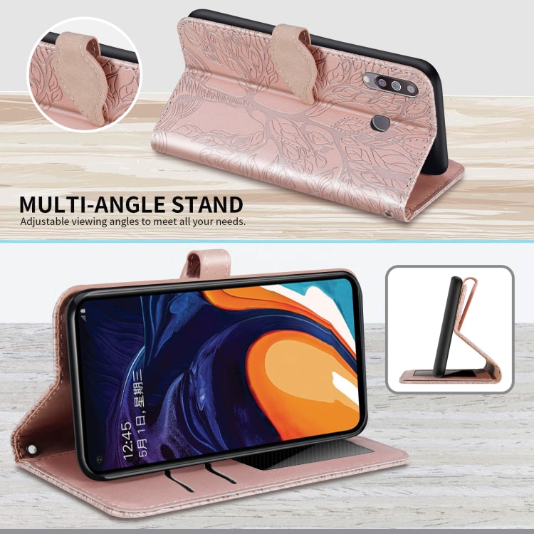 Life of Tree Embossing Pattern Horizontal Flip Leather Case with Holder & Card Slot & Wallet & Photo Frame & Lanyard, For Samsung Galaxy A8s, For Samsung Galaxy A10s, For Samsung Galaxy A20 / A30, For Samsung Galaxy A20e, For Samsung Galaxy A20s       ...