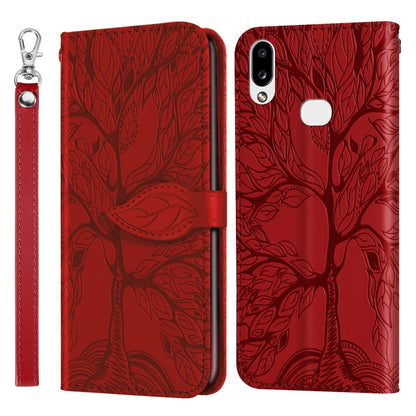 Life of Tree Embossing Pattern Horizontal Flip Leather Case with Holder & Card Slot & Wallet & Photo Frame & Lanyard, For Samsung Galaxy A8s, For Samsung Galaxy A10s, For Samsung Galaxy A20 / A30, For Samsung Galaxy A20e, For Samsung Galaxy A20s       ...