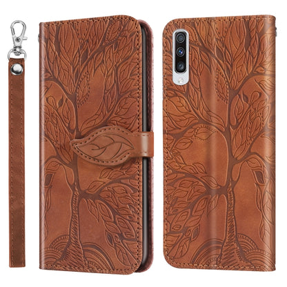 Life of Tree Embossing Pattern Horizontal Flip Leather Case with Holder & Card Slot & Wallet & Photo Frame & Lanyard, For Samsung Galaxy A8s, For Samsung Galaxy A10s, For Samsung Galaxy A20 / A30, For Samsung Galaxy A20e, For Samsung Galaxy A20s       ...