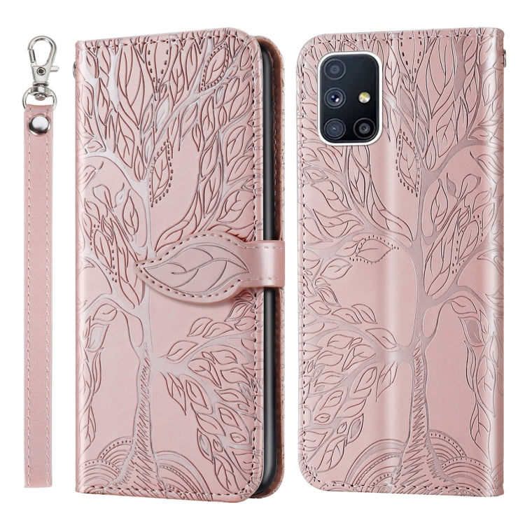 Life of Tree Embossing Pattern Horizontal Flip Leather Case with Holder & Card Slot & Wallet & Photo Frame & Lanyard, For Samsung Galaxy A8s, For Samsung Galaxy A10s, For Samsung Galaxy A20 / A30, For Samsung Galaxy A20e, For Samsung Galaxy A20s       ...