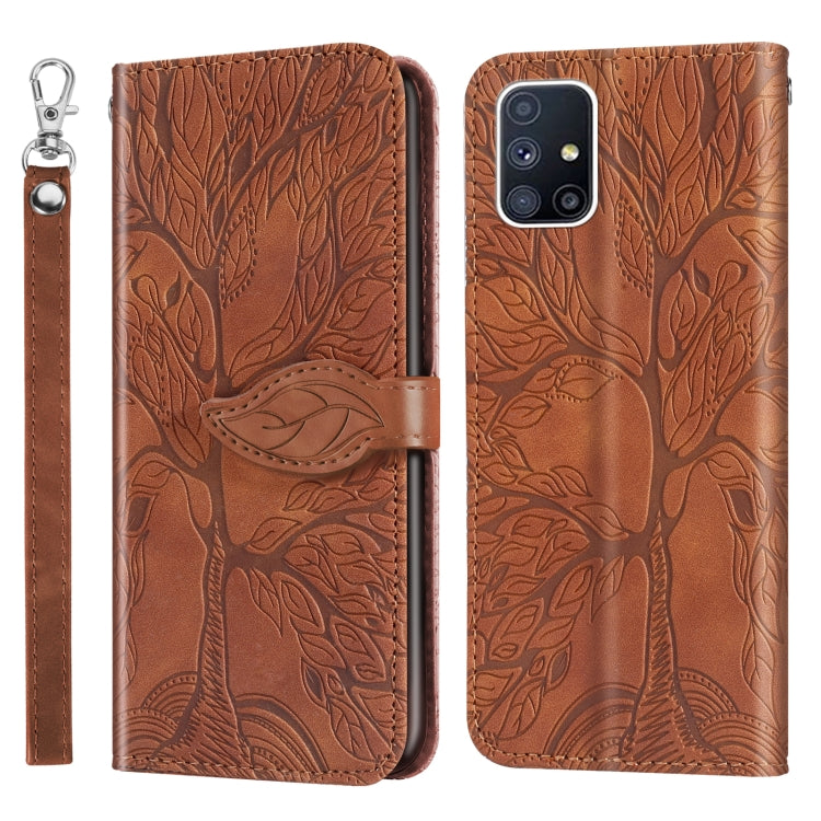 Life of Tree Embossing Pattern Horizontal Flip Leather Case with Holder & Card Slot & Wallet & Photo Frame & Lanyard, For Samsung Galaxy A8s, For Samsung Galaxy A10s, For Samsung Galaxy A20 / A30, For Samsung Galaxy A20e, For Samsung Galaxy A20s       ...