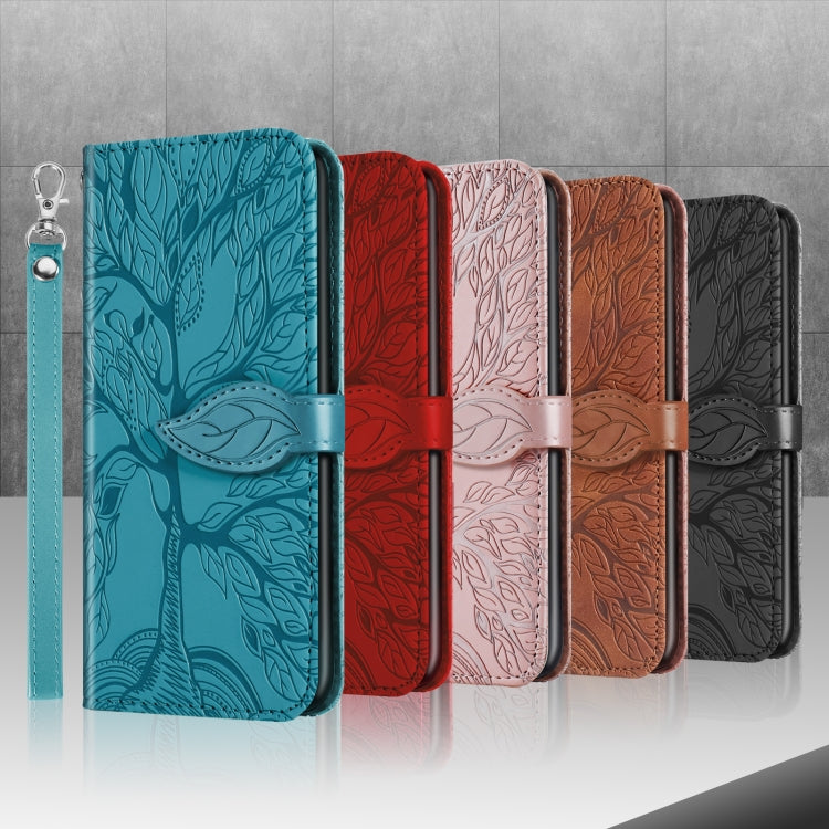 Life of Tree Embossing Pattern Horizontal Flip Leather Case with Holder & Card Slot & Wallet & Photo Frame & Lanyard, For Samsung Galaxy M40s, For Samsung Galaxy A70, For Samsung Galaxy A71, For Samsung Galaxy M51 (Side Fingerprint)                    ...