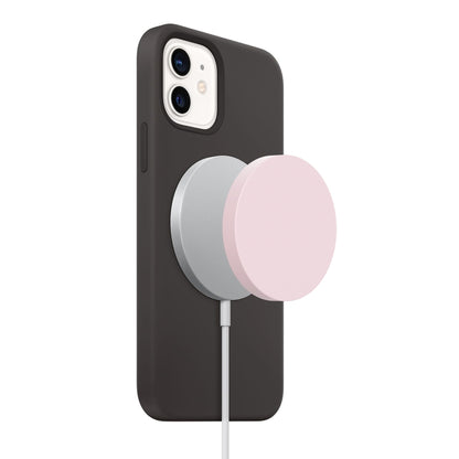 Magsafe Wireless Charger Silicone Protective Case, Warm White, Light Purple, Dark Blue, Pink, Black, Red, Grey, Wine Red, Green