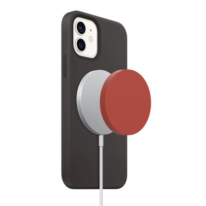 Magsafe Wireless Charger Silicone Protective Case, Warm White, Light Purple, Dark Blue, Pink, Black, Red, Grey, Wine Red, Green