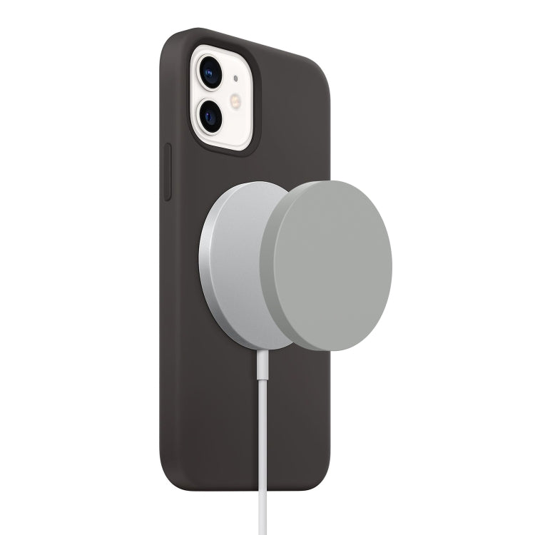 Magsafe Wireless Charger Silicone Protective Case, Warm White, Light Purple, Dark Blue, Pink, Black, Red, Grey, Wine Red, Green