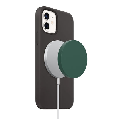 Magsafe Wireless Charger Silicone Protective Case, Warm White, Light Purple, Dark Blue, Pink, Black, Red, Grey, Wine Red, Green