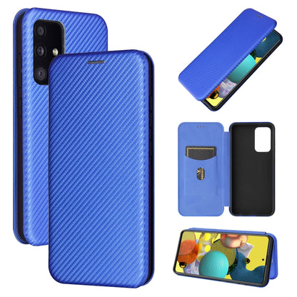 Carbon Fiber Texture Magnetic Horizontal Flip TPU + PC + PU Leather Case with Card Slot, For Samsung Galaxy A72 5G, For Samsung Galaxy A52 5G, For OPPO Reno5 Pro 5G, For Cubot X30