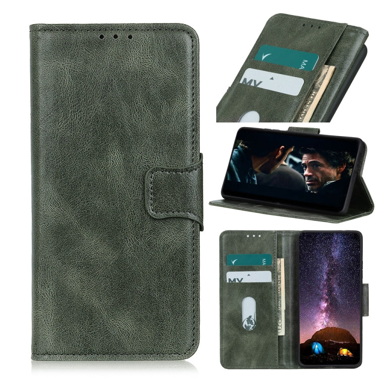 Mirren Crazy Horse Texture Horizontal Flip Leather Case with Holder & Card Slots & Wallet, For Samsung Galaxy A52 5G, For Samsung Galaxy A72 5G