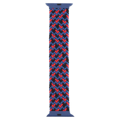 Plastic Buckle Mixed Color Nylon Braided Single Loop Replacement Watchbands For Apple Watch Series 6 & SE & 5 & 4 40mm / 3 & 2 & 1 38mm, S, M, L, XL
