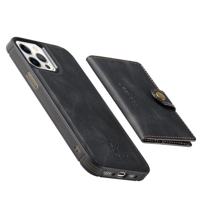 JEEHOOD Retro Magnetic Detachable Leather Case with Wallet & Card Slot & Holder, For iPhone 12 mini, For iPhone 12 / 12 Pro, For iPhone 12 Pro Max